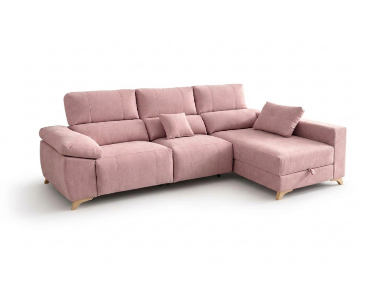 Sofá chaise longue relax - Leo | Botonera Individual