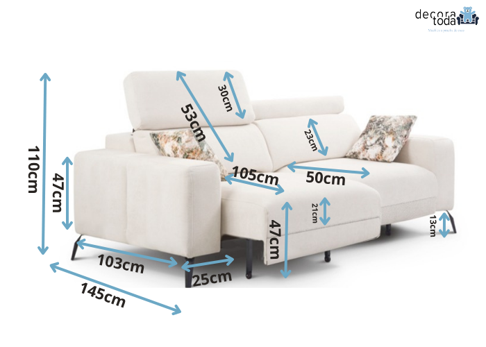 Sofá deslizante útil como cama – Daniel’s