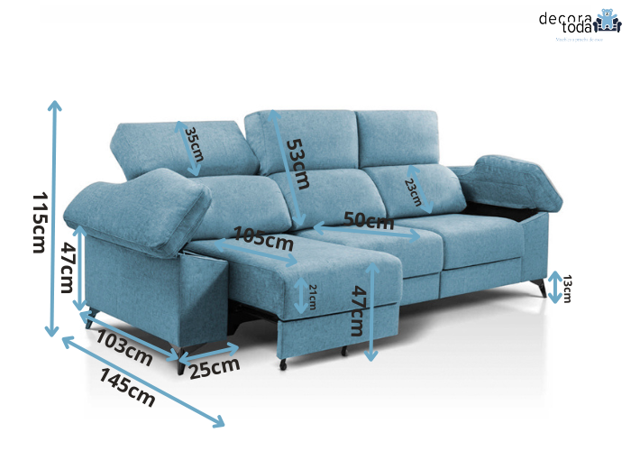 Sofá deslizante útil como cama – Chicago