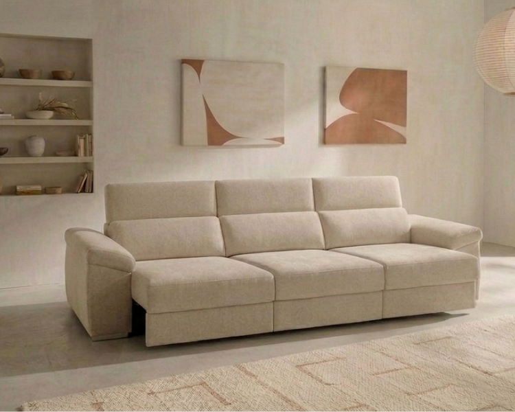 Sofá Sky – Deslizante Convertible en Cama | Cabezal Italiano | Decoratoda