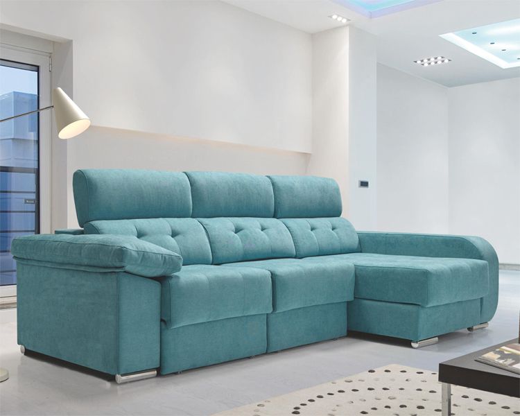 Sofá chaise longue deslizante útil como cama – Angelo