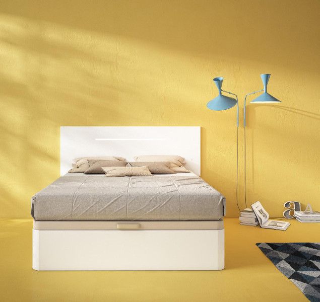 Canapé blanco abatible – Aroa