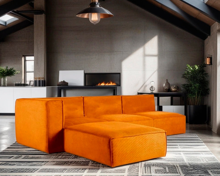 Sofá + puff – Modular