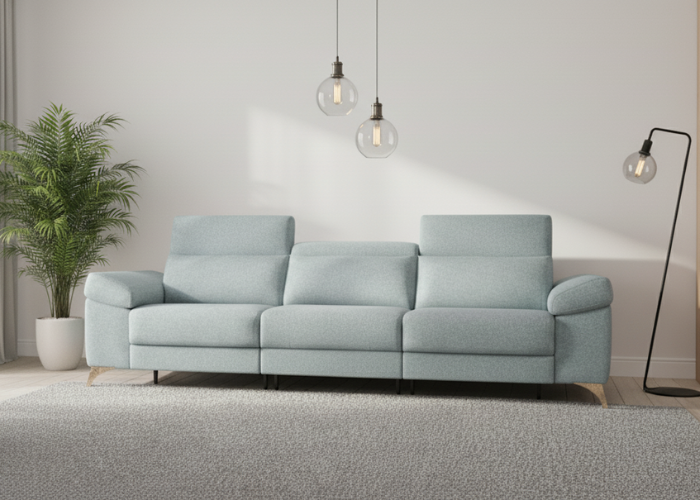 Sofá 3 asientos útil como cama  - Plaza