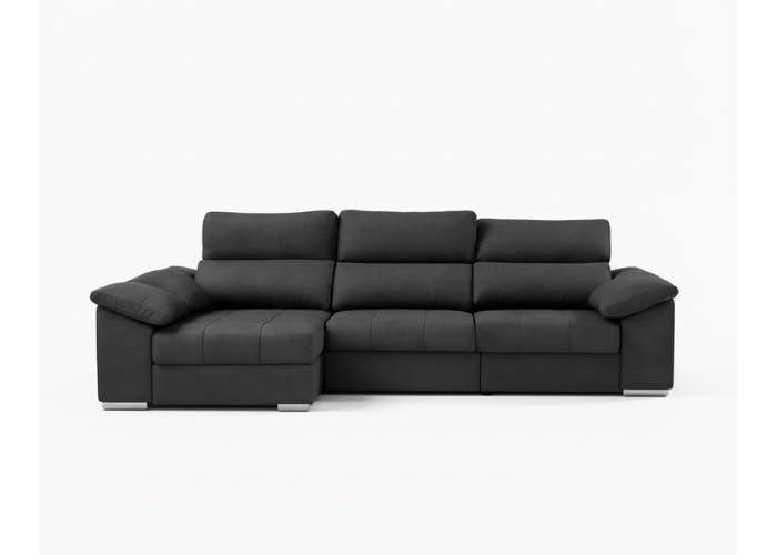 Sofá chaise longue deslizante útil como cama – Mulán