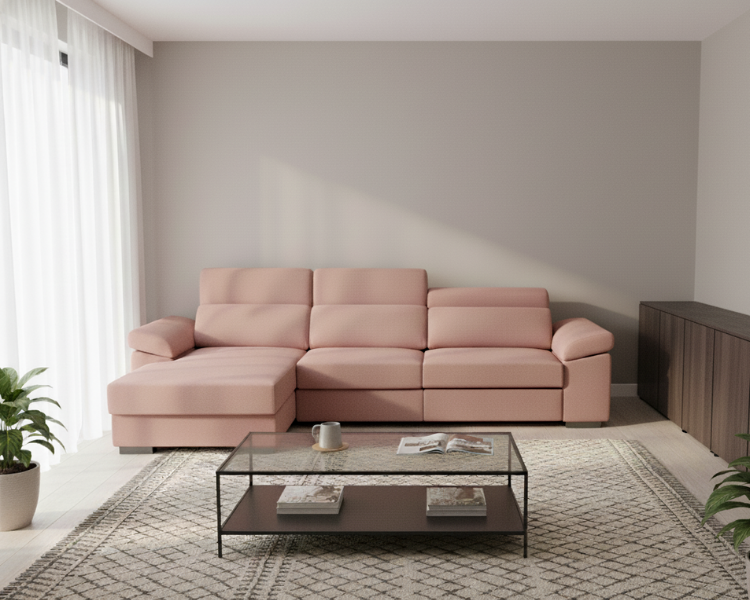 Sofá chaise longue convertible en cama – Sky