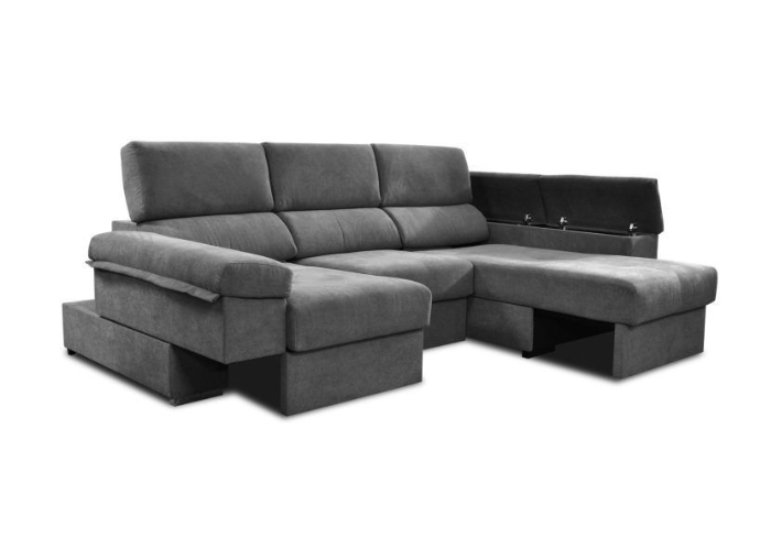 Sofá chaise longue deslizante útil como cama – Gala