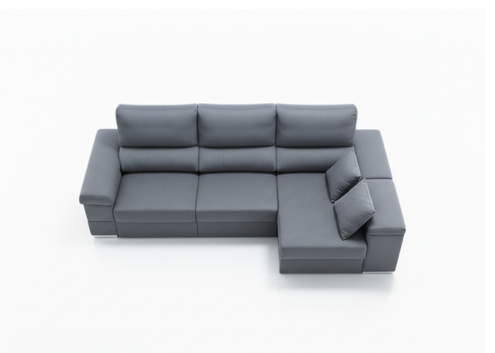 Sofá chaise longue deslizante útil como cama – Luxer