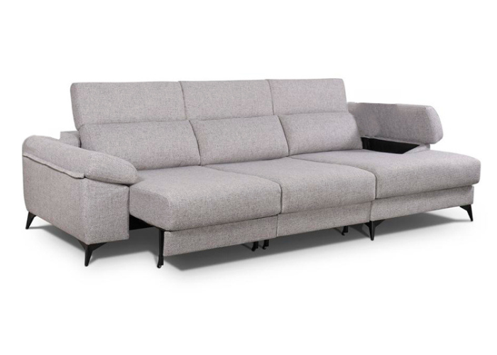 Sofá chaise longue deslizante útil como cama – Barny