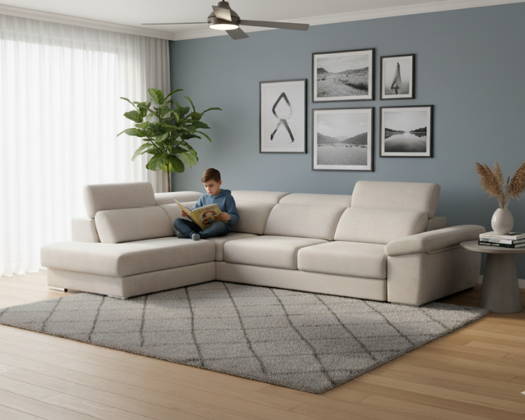 Sofá rinconero deslizante útil como cama - Oporto