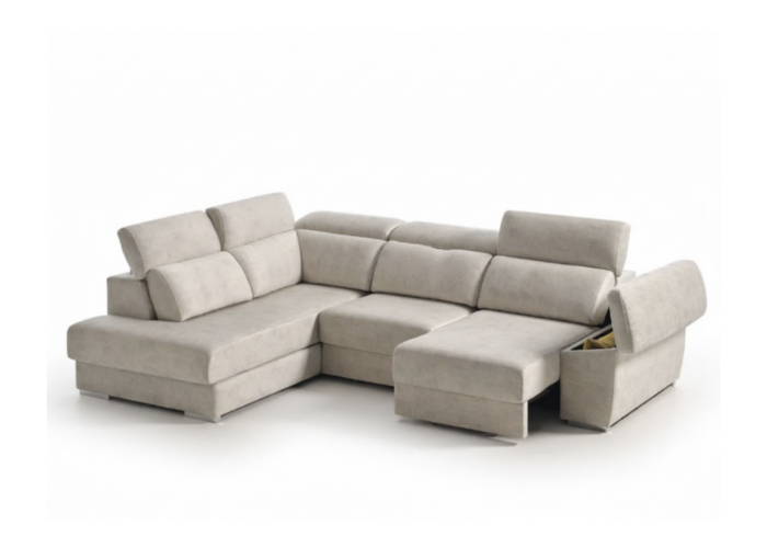 Sofá rinconero deslizante útil como cama - Oporto