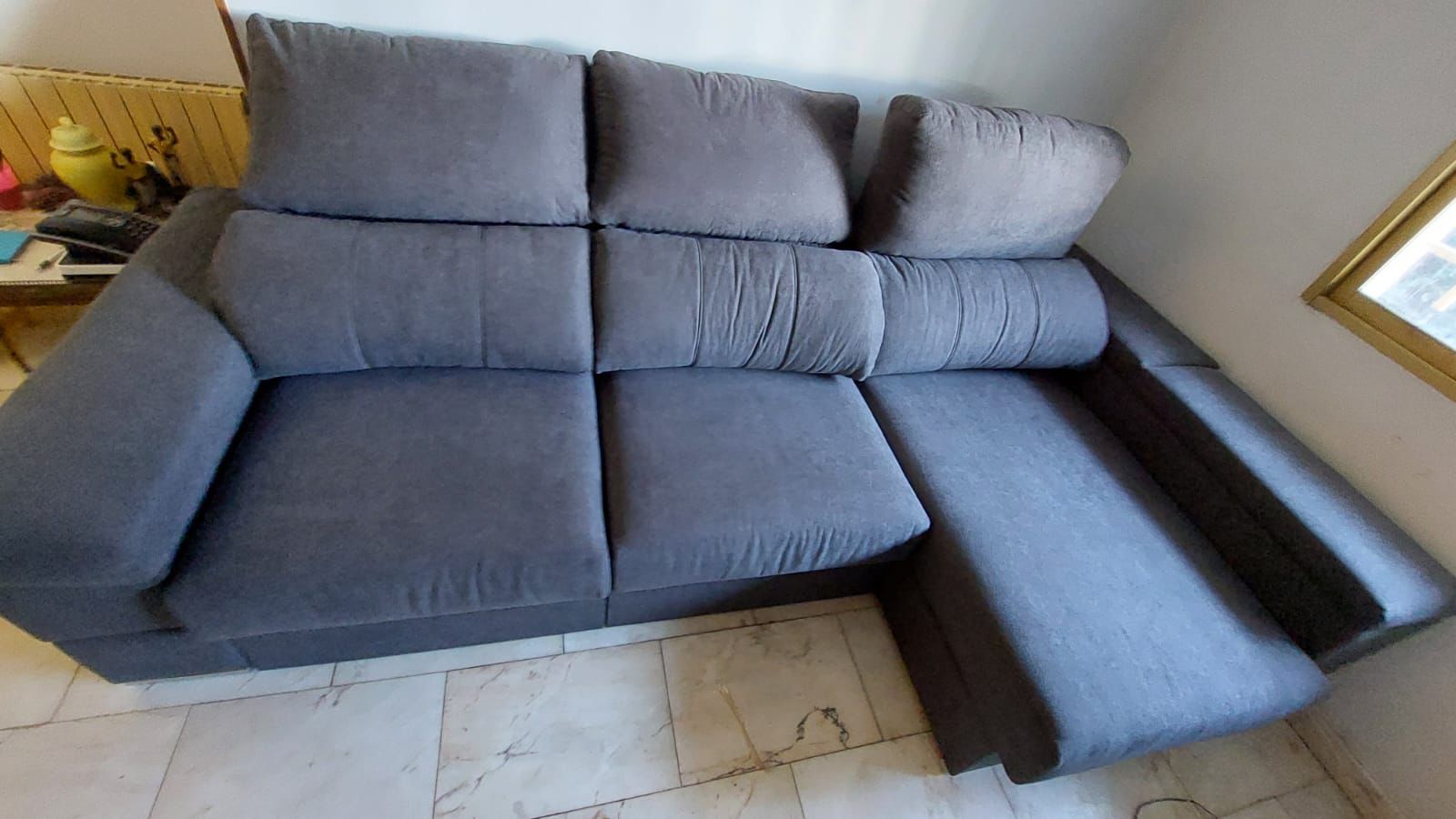 Sofá chaise longue deslizante útil como cama – Luxer