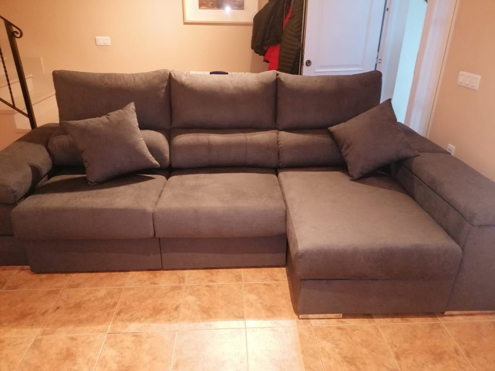 Sofá chaise longue deslizante útil como cama – Luxer