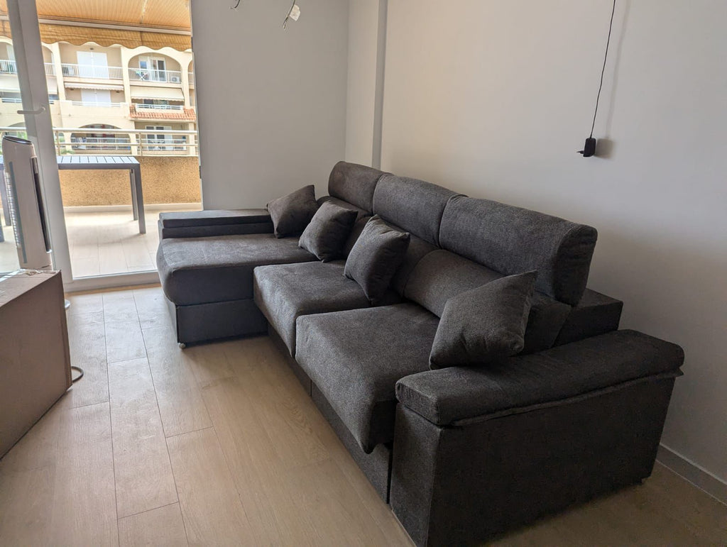 Sofá chaise longue deslizante útil como cama – Gala