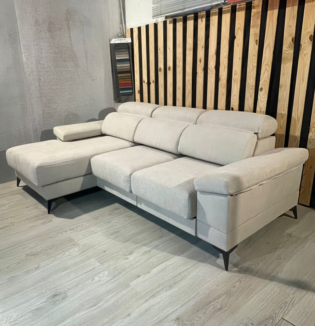 Sofá chaise longue deslizante útil como cama – Barny