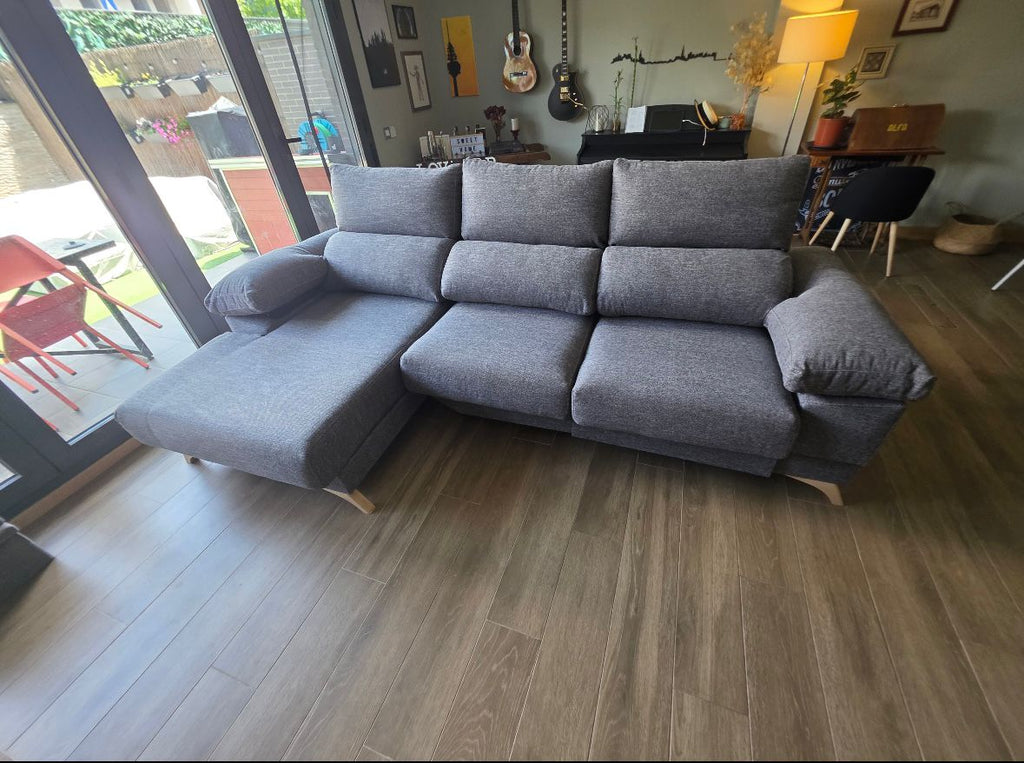 Sofá chaise longue deslizante útil como cama – Maica