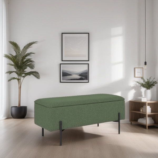 Banqueta patas altas arcón