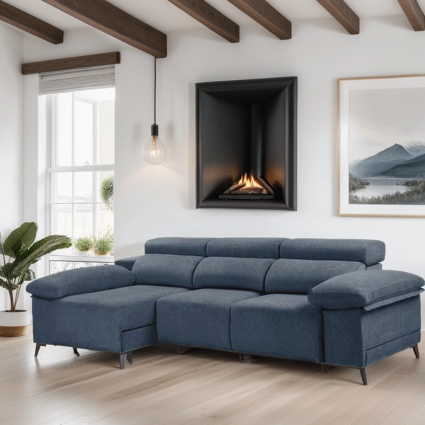 Sofá chaise longue convertible en cama – California