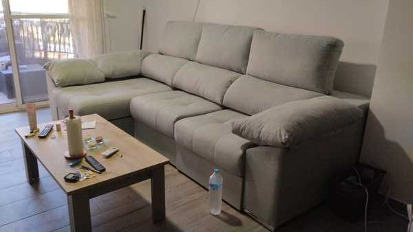 Sofá chaise longue deslizante útil como cama – Mulán