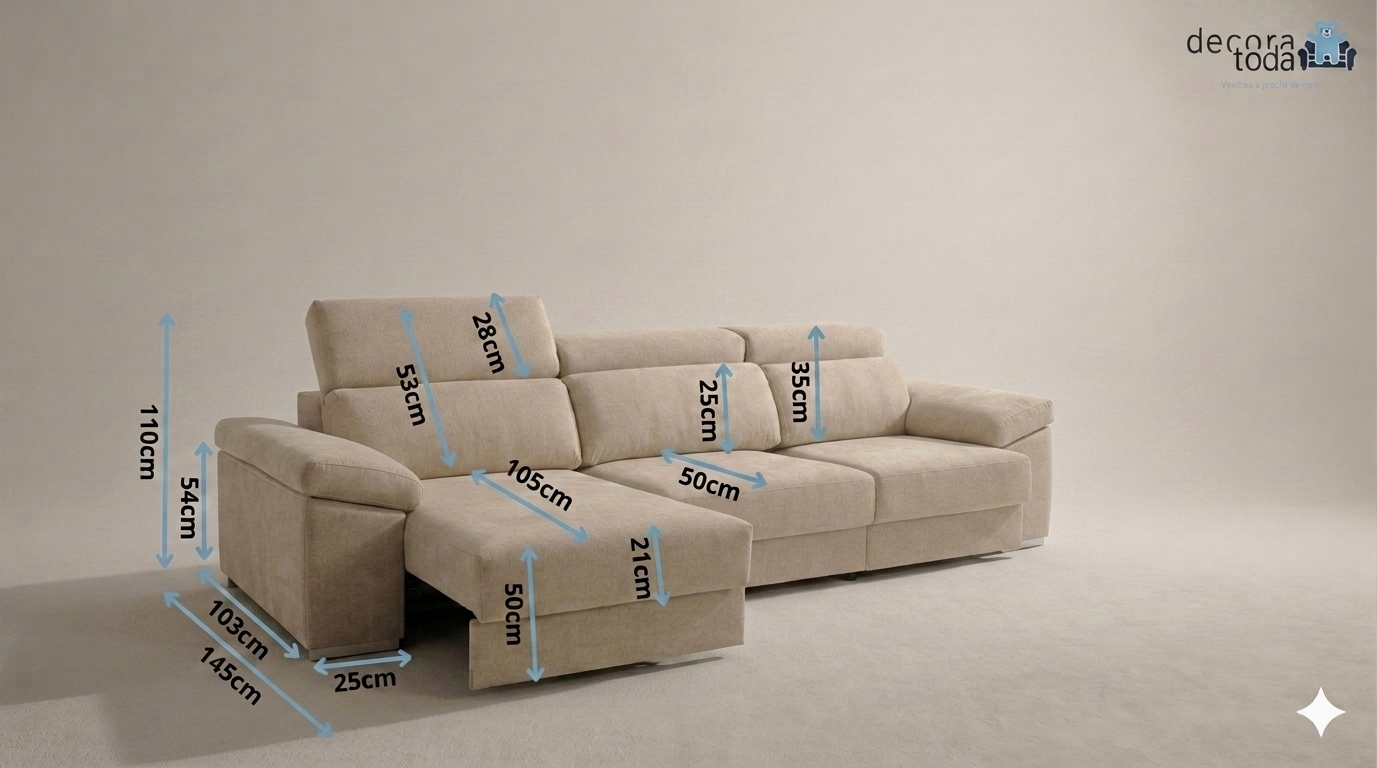 Sofá deslizante útil como cama – Sky