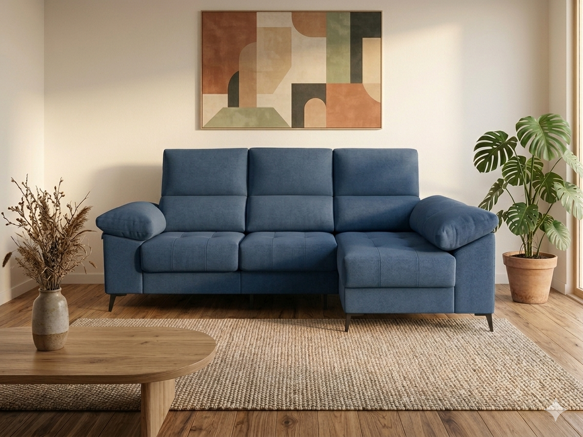 Sofá Chaise Longue con Arcón y Tapizado para Mascotas – Chicago