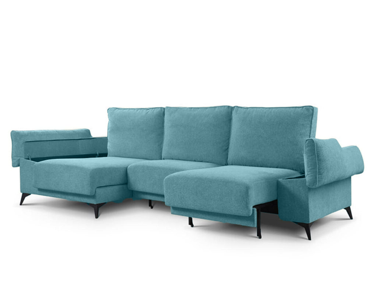 Sofá chaise longue deslizante útil como cama – Ozne