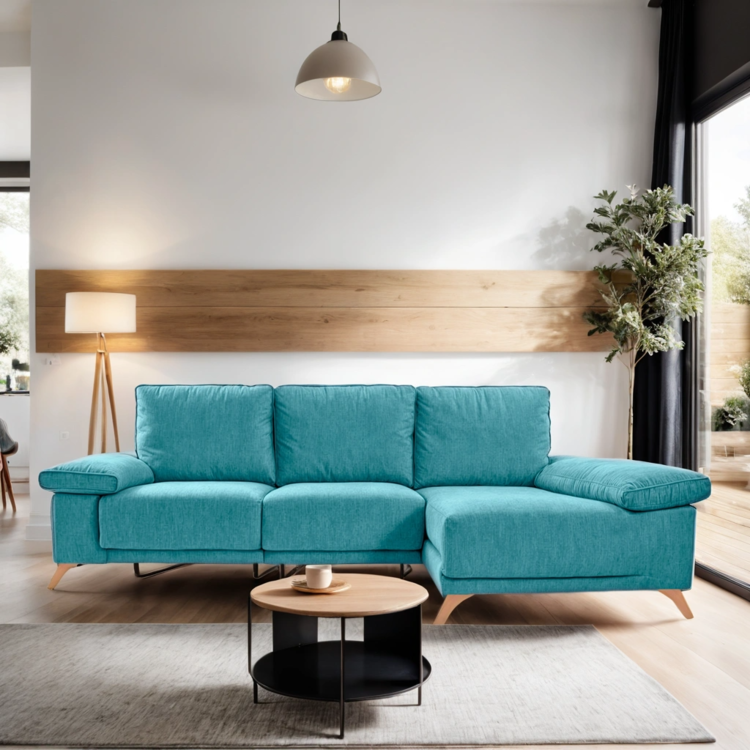 Sofá chaise longue deslizante útil como cama – Ozne